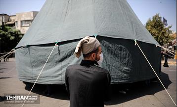 خیمه سوزان ظهر عاشورا در چهار راه گلوبندک  10