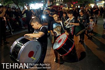 عزاداری شب پنجم ماه محرم در محله گرگان 6