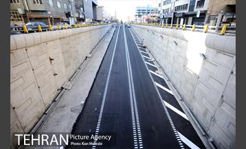 زیرگذر استاد معین قبل از افتتاح 7