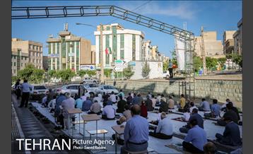 اقامه نماز عید سعید فطر در مسجد بقیه الله اعظم - محله چهاردیواری 2