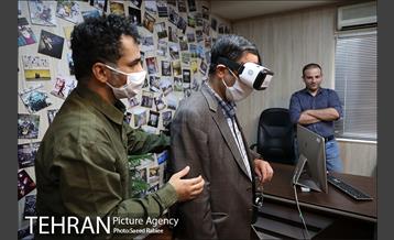 بازدید مدیرعامل مترو از آژانس عکس تهران و استودیو شهر 10