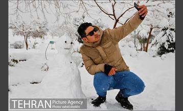 تفریحات برفی مردم پایتخت 15