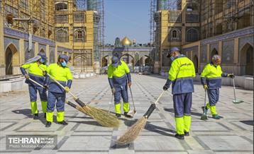 حضور نیروهای خادم الحسین(ع) در نجف اشرف 2