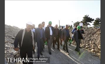بازدیدشهردار تهران از پروژه های زیرگذر گیشا و استاد معین 2
