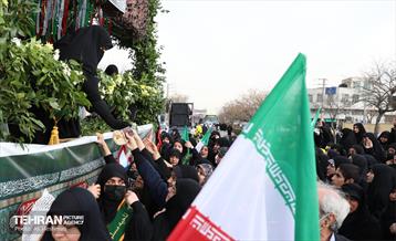 مراسم تشییع شهیده فائزه رحیمی 9