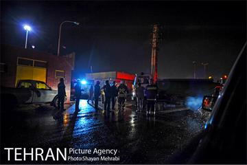 آتش سوزی در مخزن سوخت پالایشگاه تهران 11