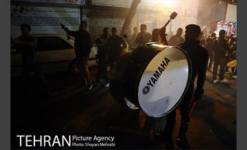 مراسم عزاداری حسینی در خیابان رودکی 11