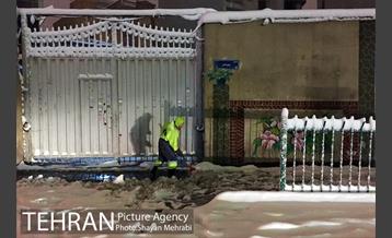 صبح برفی تهران 29