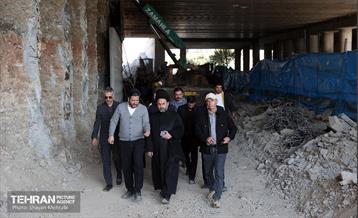 بازدید عضو شورا از پروژه‌های عمرانی شهری 15