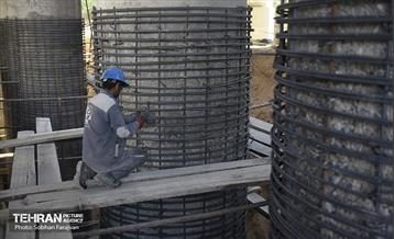 پروژه مقاوم‌سازی پل تقاطع بزرگراه همت و رودخانه کن 18