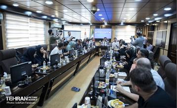 نشست خبری مدیرعامل سازمان آتش‌نشانی 20