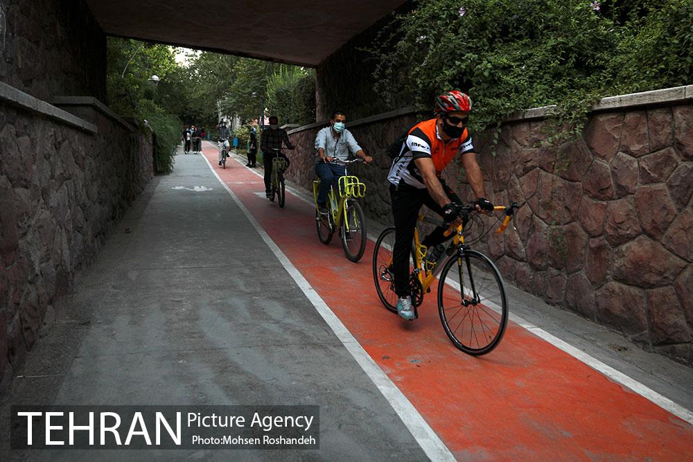افتتاح مسیر ویژه دوچرخه بوستان گفتگو 13