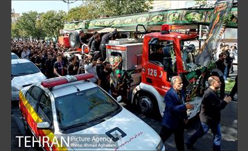 تشییع پیکر آتشنشان شهید مهدی حاجی پور 20