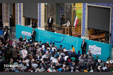 حضور رئیس جمهور در جمع مردم جنوب غرب تهران 3