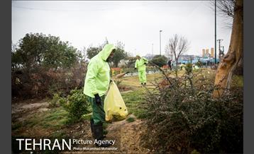 خدمات شهرداری تهران در پایان راهپیمایی ۲۲ بهمن  2