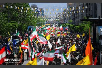 راهپیمایی روز قدس در پایتخت /۲ 9