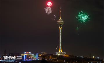 نورافشانی جشن ۲۲ بهمن 1