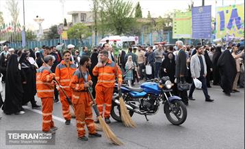 خدمات‌رسانی شهرداری تهران در نماز عید فطر مصلی تهران 29