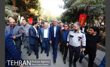 مراسم اعزام کاروان خادم الحسین (ع) شهرداری تهران به عتبات عالیات با حضور شهردار تهران 12