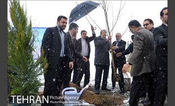مراسم روز درختکاری با حضور شهردار تهران و رئیس مجلس 20