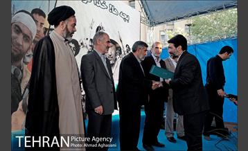 مراسم ورود ماشین حفار به ایستگاه B7 خط 7مترو 22