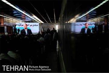 افتتاح خط ۸ متروی تهران با حضور قالیباف و لاریجانی 11