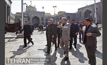 حضور شهردار در بین عزاداران امام حسین(ع)در حرم حضرت عبدالعظیم حسنی 4