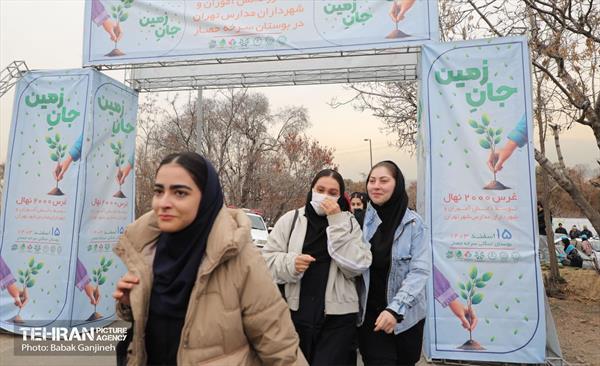 غرس 2000 نهال در بوستان جنگلی سرخه‌ حصار 39