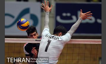 دیدار تیم های والیبال پیکان تهران و پارسه تهران