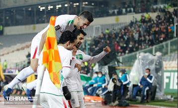 دیدار تیم های فوتبال ایران و عراق 1