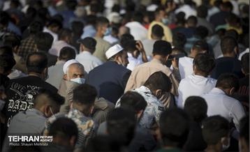 اقامه نماز عید فطر افغانستانی های اهل تسنن مقیم تهران 14