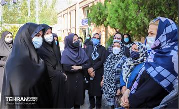 بازدید میدانی نرجس سلیمانی از منطقه 7