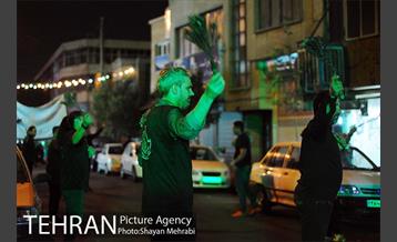 شور حسینی در خیابان گرگان 2