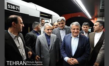 آیین بهره برداری از بخش شرقی خط 7 مترو تهران 16