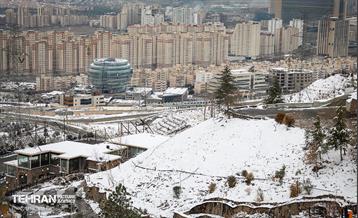 روز برفی در آبشار تهران 29