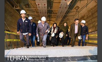 بازدید اعضا شورای شهر تهران از خط ۶ مترو 16