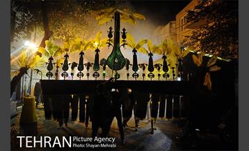 مراسم عزاداری حسینی در خیابان رودکی 8