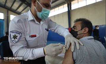 تزریق واکسن کرونا در سازمان پسماند 5