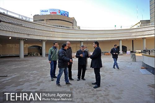 بازدید مدیر عامل متروی تهران از پروژه ایستگاهی میدان ولیعصر 15