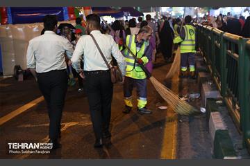 خدمات شهرداری تهران در پایان جشن غدیر 6