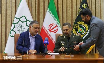 امضای تفاهم‌نامه‌ همکاری شهرداری تهران و وزارت دفاع 24