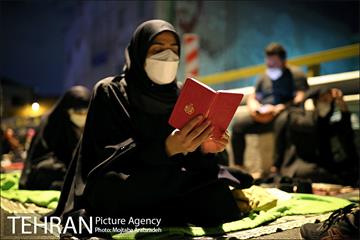 احیای شب بیست و سوم ماه رمضان در حسینیه همدانی‌ها 8