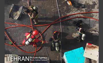 آتش سوزی پاساژ مهستان 19