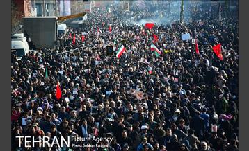 آیین تشییع «سردار قاسم سلیمانی» -3 26