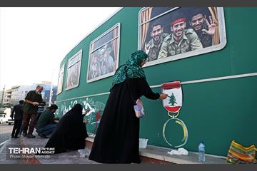 رویدا هنری جبهه مقاومت در میدان انقلاب 23