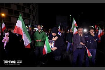 عزاداری مردم تهران در پی شهادت رهبر انقلاب اسلامی 9