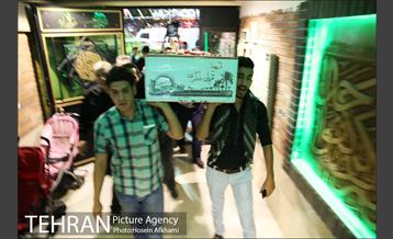 عزاداری شب هشتم محرم در جوار پیکر شهید باقر ناظری 1