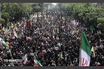 تشییع شهدای اقتدار ملی در تهران 13