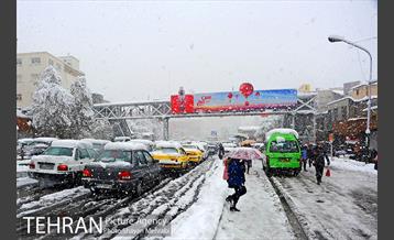 بارش برف در تجریش 24