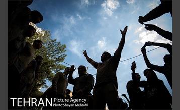 آیین گِل ‌مالی ‌لرستانیهای مقیم پایتخت 50